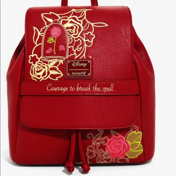 Loungefly Disney Beauty And The Beast Enchanted Rose Mini - Picture 4 of 4